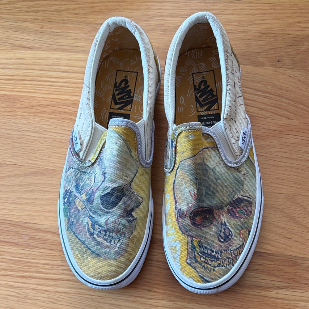 Vans Van Gogh Museum Skull Shoes